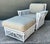 Vintage Rattan Lounge Chair and Ottoman After Bielecky Brothers For Sale - Image 10 of 12