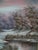 I Cafieri, Winter Landscape, Oil Painting, 1984, Framed For Sale - Image 9 of 18