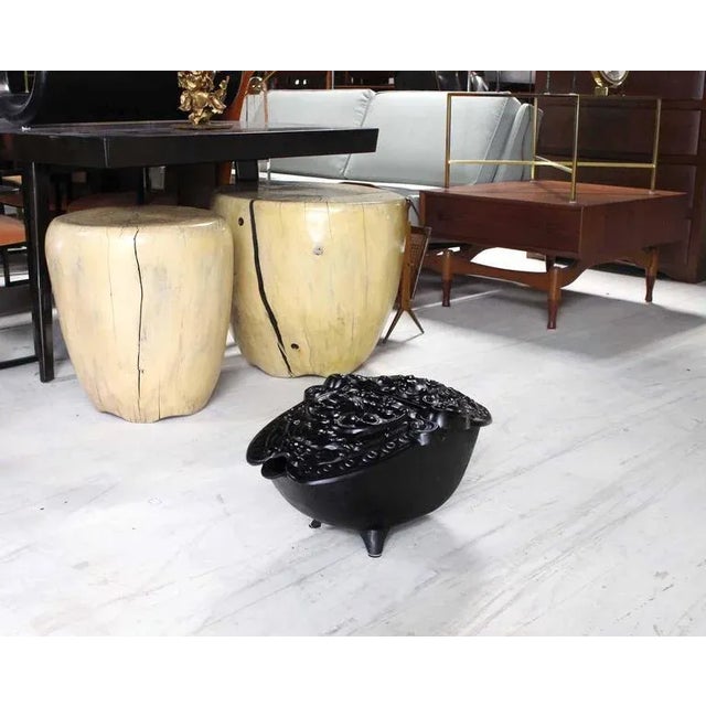 Early 20th Century Cast Iron Coal Box For Sale - Image 9 of 10