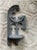Gothic Revival Architectural Corbel Shelf in Distressed Charcoal Finish A striking Gothic Revival-style architectural...