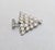 Napier Vintage Signed Napier Book Piece Christmas Tree Frosted White Rhinestone Brooch For Sale - Image 4 of 7