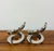 Mid 20th Century Vintage MCM Chrome Spiral Candle Holders - Pair For Sale - Image 5 of 7