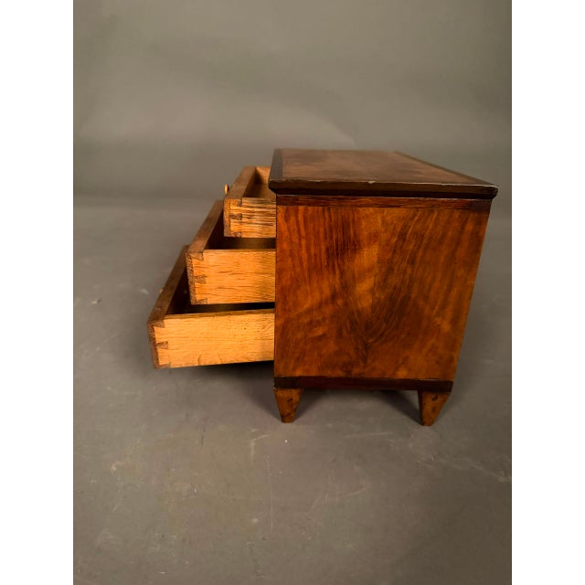 Miniature Directoire Style Apprentice Chest of Drawers, Circa 1837 For Sale - Image 10 of 16