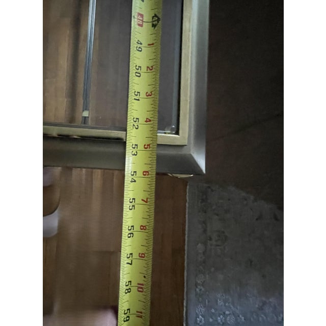 1990s Design Institute America (Dia) Mixed Metal Console Table - Milo Baughman Style For Sale - Image 16 of 18