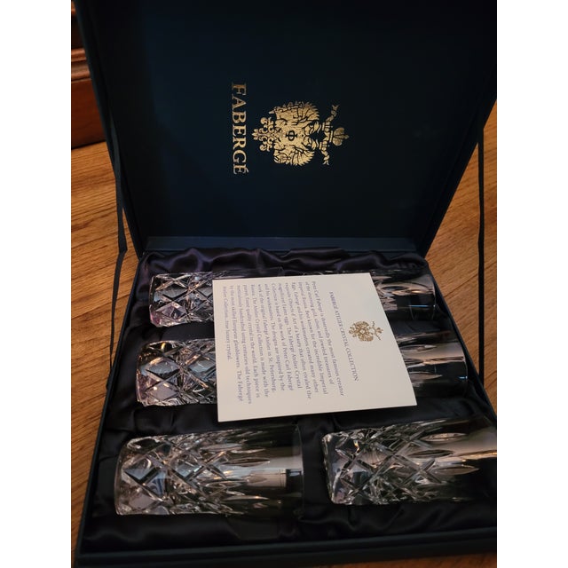 Set of d'Arcy Vodka Glasses by Faberge For Sale - Image 4 of 10