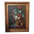 Wilbur Artist Signed Large Oil Painting on Canvas Floral Still Life in Vase For Sale