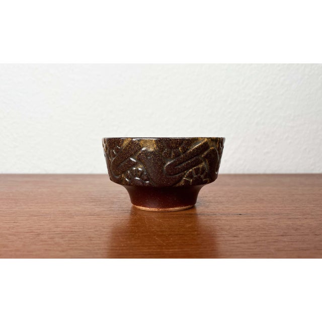 Mid-Century Modern Danish Studio Pottery Candleholder from Michael Andersen Keramik, Bornholm, 1960s For Sale - Image 6 of 12