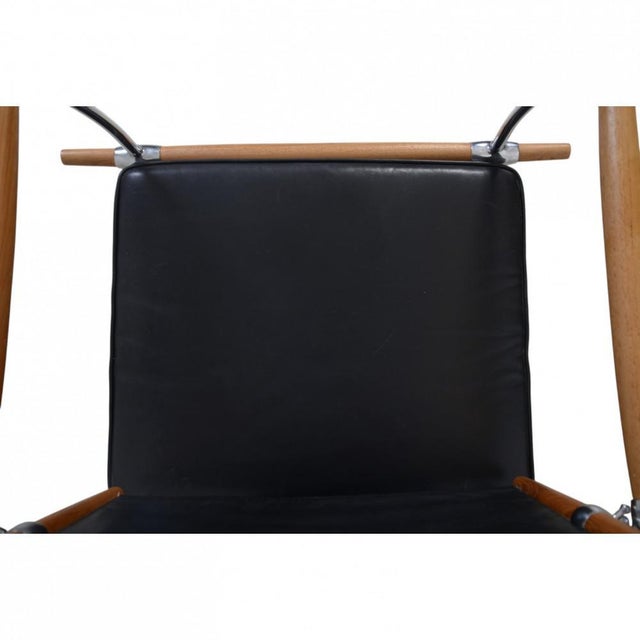 Black Vintage Cane Chairs by Jens Quistgaard, 2000s, Set of 2 For Sale - Image 8 of 18