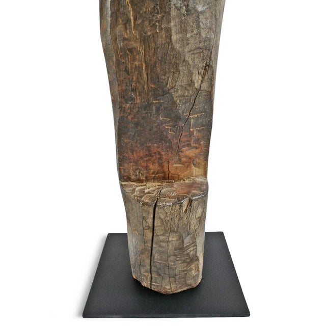 Wood Vintage Dogon Grain Ladder For Sale - Image 7 of 7