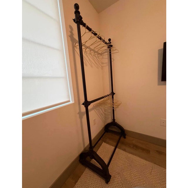 DETAILS Handcrafted of rugged cast iron Expertly antiqued with a lightly hand-distressed black finish, to recall the...