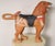American Folk Art Hand-Carved and Painted Solid Pine Stationary Standing Lion For Sale - Image 4 of 18