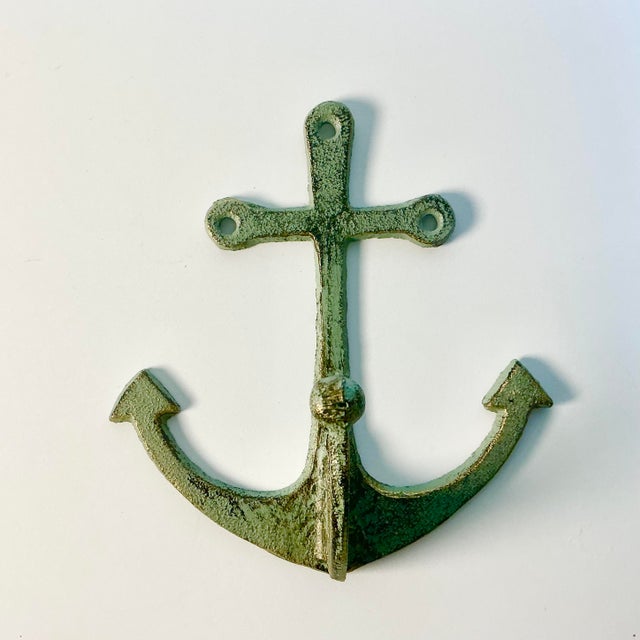 We couldn’t pick this fabulous Wall Hook up fast enough when we saw it. The cast iron item is a ship’s Anchor with a large...