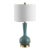 Safavieh Gaetna Glass Table Lamp - Blue For Sale