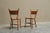 1940s Mid-Century Chairs in Oak and Straw, 1950s, Set of 4 For Sale - Image 5 of 13
