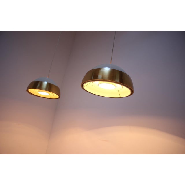 Space Age Pendants attributed to Napako, 1970s, Set of 2 For Sale - Image 15 of 18