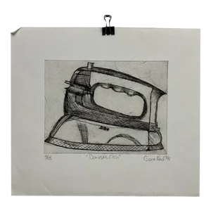 Sept 1998 'Domestic Etch' Iron Sketch 2/15 Gina Kail