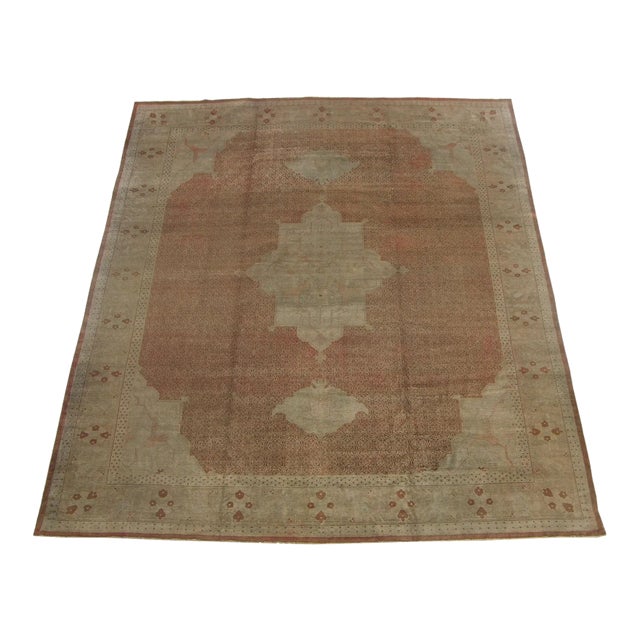 Antique 1920 Indian Rug For Sale