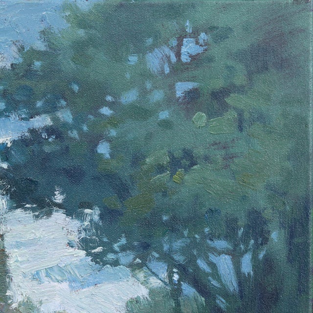 Impressionist Whisper of the Wind - Impressionist Landscape Painting on Canvas Original Artwork by Sabrina Zhou For Sale - Image 3 of 8