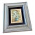 Vintage Impasto Floral Still Life With Painted Frame Velvet Liner For Sale