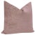 Contemporary 22" Rose Quartz Cosmo Cut Velvet Pillows - a Pair For Sale - Image 3 of 4