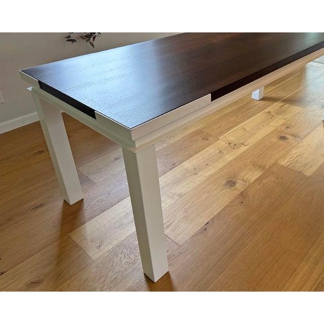 "Girder Dining Table" Wenge Steel Table by Ben Schmitt For Sale In Indianapolis - Image 6 of 6