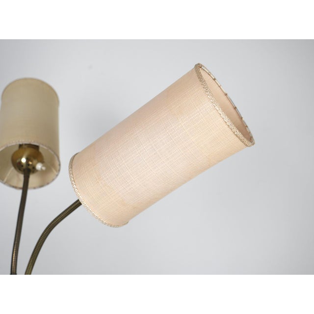 Three-Armed Brass Bag-Shaped Floor Lamp, Germany, 1950s For Sale - Image 11 of 18