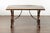 Italian 1820s Walnut Low Fratino Table with Lyre-Shaped Base and Iron Stretchers For Sale In Atlanta - Image 6 of 12