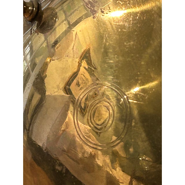 Late 19th Century English Brass Spirit Kettle on Wrought Iron and Brass Stand For Sale - Image 12 of 12