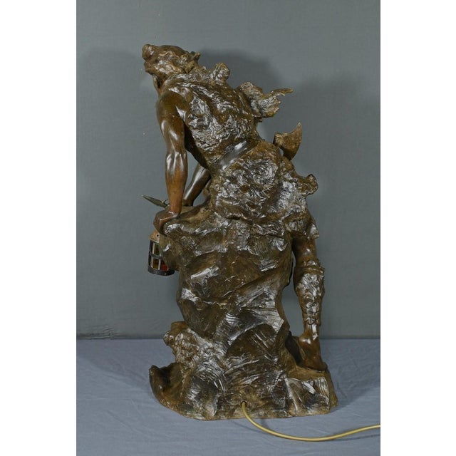 Large Regula Pirate Lamp by A. Foretay, Early 1900s For Sale - Image 6 of 18