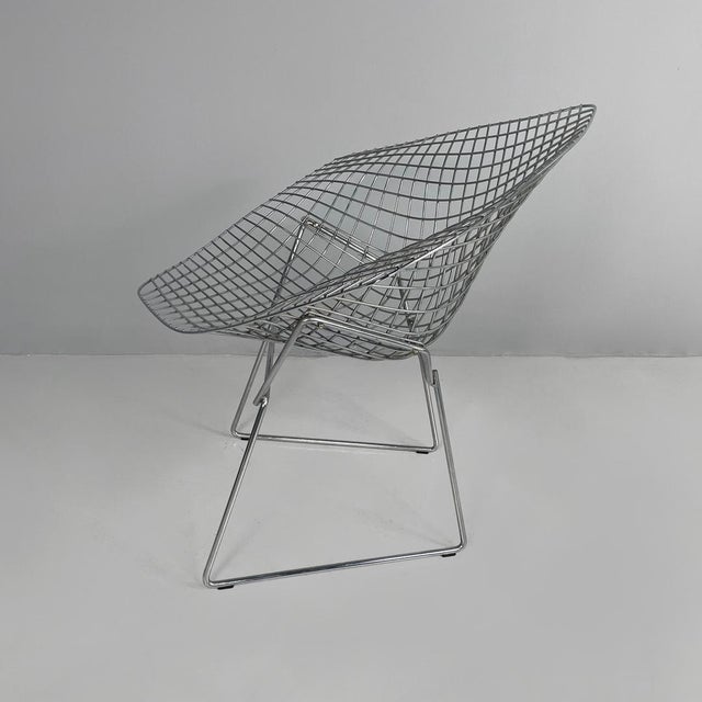 Italian Postmodern Diamond Armchair by Harry Bertoia for Knoll, 2004 For Sale - Image 11 of 18