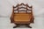 Chinoiserie Vintage Chinoiserie Carved Teak Wood Howdah Elephant Saddle Accent Chair For Sale - Image 3 of 12