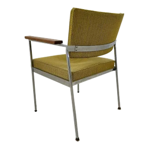 Mid Century Modern Robert John Stainless Steel Armchair