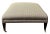 Modern Ralph Lauren Square Ottoman Bench W Geometric Upholstery For Sale - Image 3 of 5