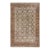 Rug & Kilim’s Khotan Style Rug in Distressed Blue, Beige-Brown Trellis Pattern For Sale