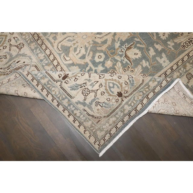 Textile Persian Malayer Sea Foam Color Rug rug no.j4366 For Sale - Image 7 of 14