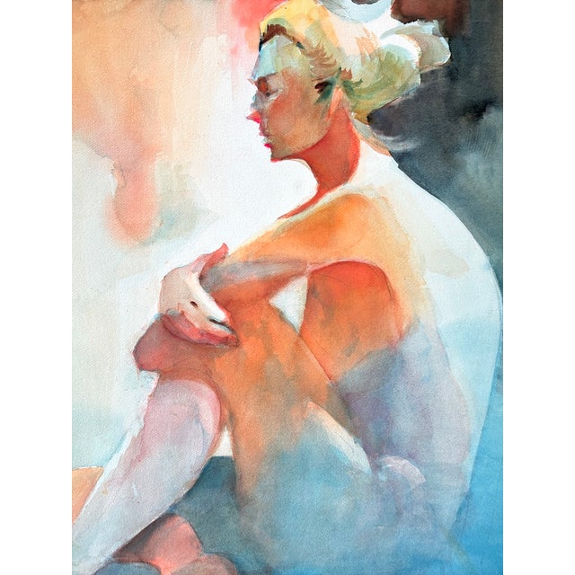 This is a gorgeous Original Watercolor painting done on heavy Arches Paper by Listed California artist, Rich Buchwald...