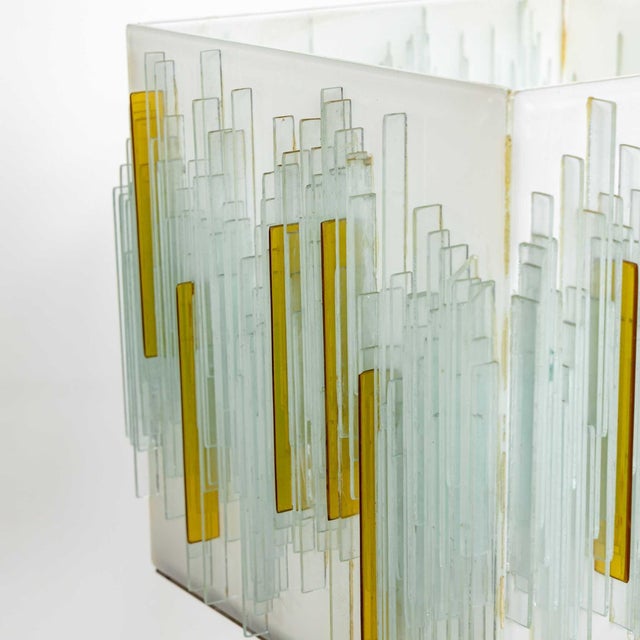 1970s Italian Modernist Art Glass Table Lamp For Sale - Image 12 of 18