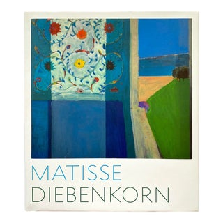 " Matisse / Diebenkorn " First Edition Henri Matisse & Richard Diebenkorn Lithograph Print Hardcover Exhibition Art Book For Sale