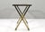 Hollywood Regency Acrylic Glass and Brass Console Table by Charles Hollis Jones, 1980s For Sale - Image 3 of 15