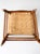 Brown Antique Ladder Back Chair With Woven Splint Seat For Sale - Image 8 of 12