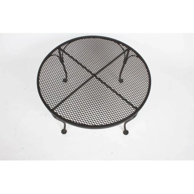 Mid-Century Modern Russell Woodard Mid-Century Modern Iron Coffee Table For Sale - Image 3 of 3