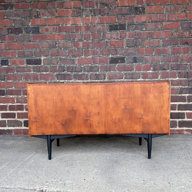 Nils Jonsson for Hugo Troeds Swedish Modern Teak Sideboard Credenza For Sale - Image 10 of 11