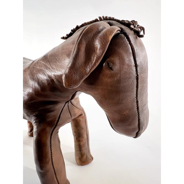 Animal Skin 1960's Dimitri Omersa Leather Abercrombie & Fitch Donkey For Sale - Image 7 of 10