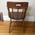 American VIntage Oak Captain’s Chair For Sale - Image 3 of 5