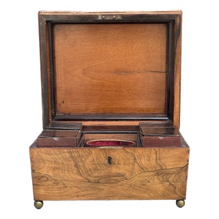 Large English Regency Sarcophagus Shaped Rosewood Tea Caddy, Circa 1830 For Sale