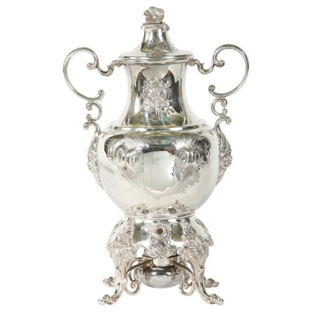 Early 20th Century English Silver Plated Samovar For Sale - Image 10 of 10