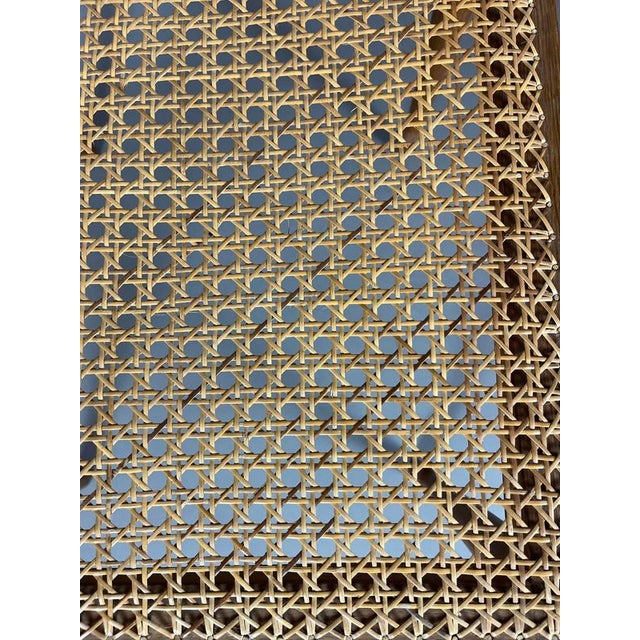 1950s Scandinavian Wooden and Rattan Stool by Bernt Petersen, Denmark, 1957 For Sale - Image 5 of 8