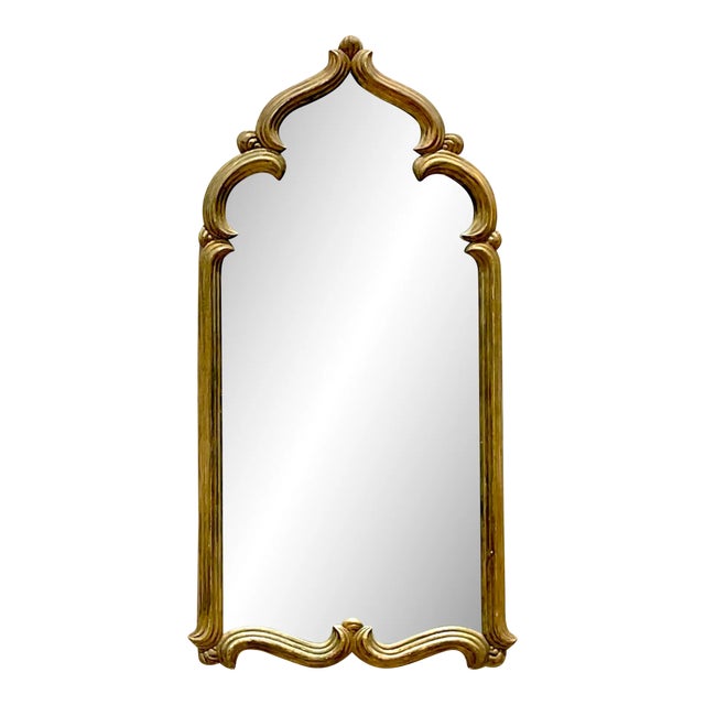 Late 20th Century Vintage Temple Gilt Mirror For Sale