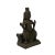 The Vintage Iron Metal Finish Rustic General Guan Warrior Worship Small Figure is a captivating and intricately crafted...