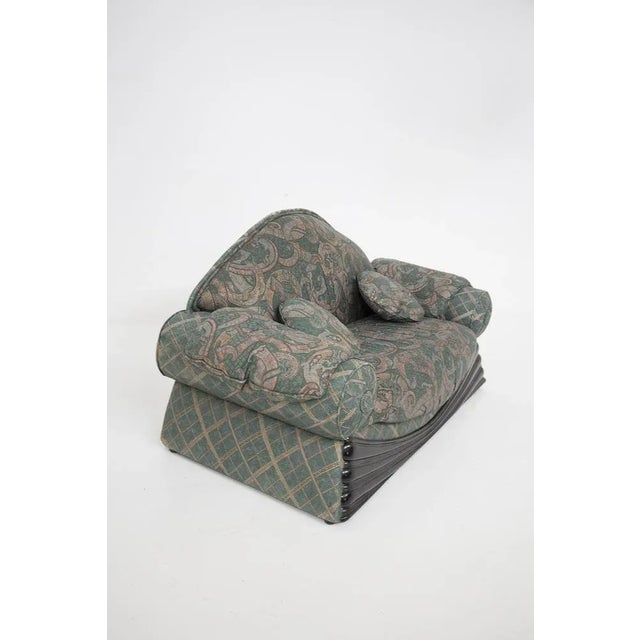 Set of Vintage Arabian Fabric Armchairs, 1970s For Sale - Image 6 of 12